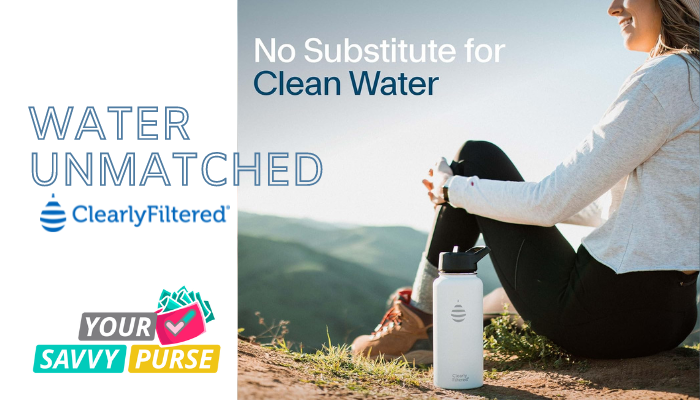 Filtered Water Bliss with Clearly Filtered